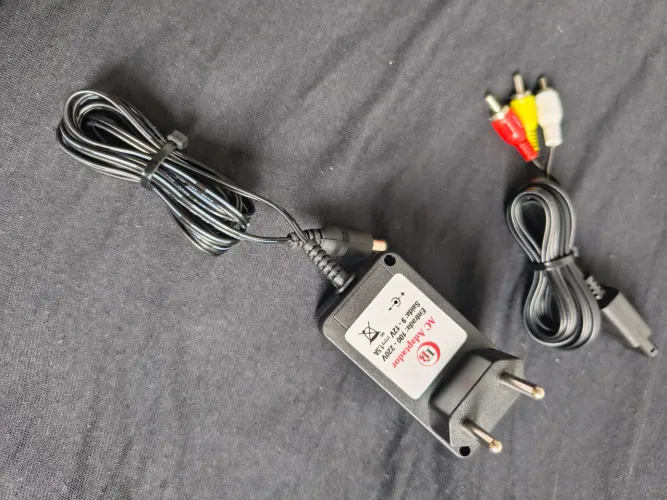 Cabo RCA + Fonte para SNES