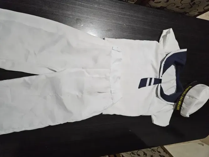 Roupa de militar marinha menino