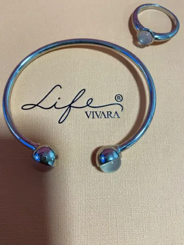Pulseira e anel vivara
