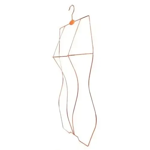 Cabide Expositor em Formato de Corpo Feminino - Rose Gold