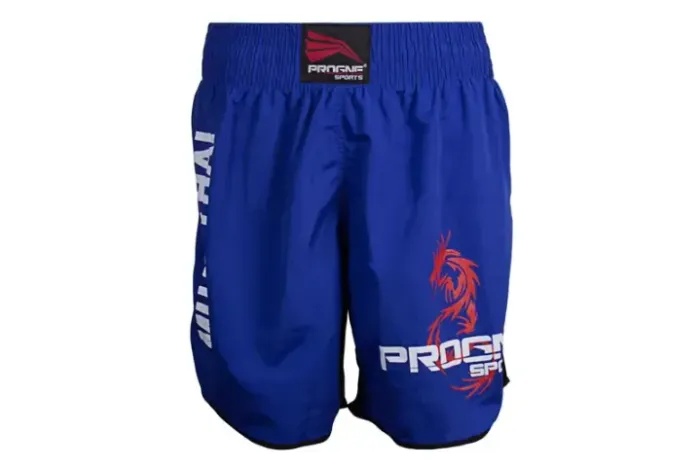 SHORT MUAY THAI MASCULINO PROGNE SPORTS AZUL ROYAL