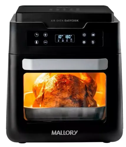 Forno Elétrico Air Fryer Mallory retirar peças presenta um pouco de ferrugem),as funciona 