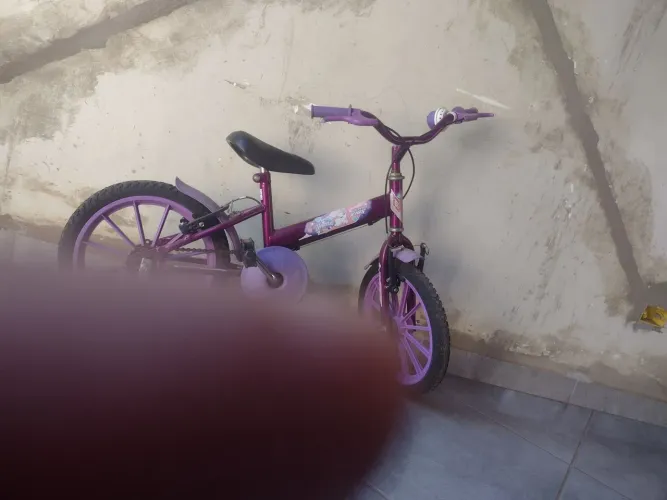 Bicicleta Infantil Roxa