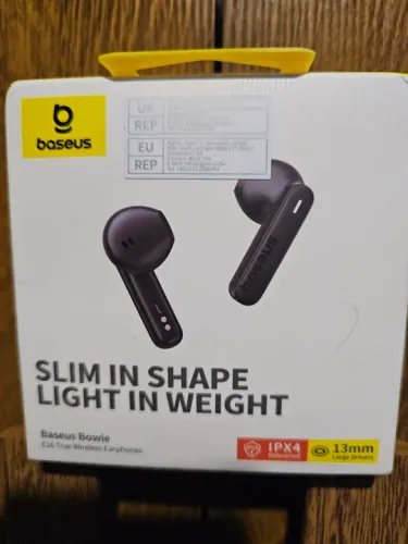 Fones de Ouvido Baseus Bowie E16 - Bluetooth - IPX4 - 13mm