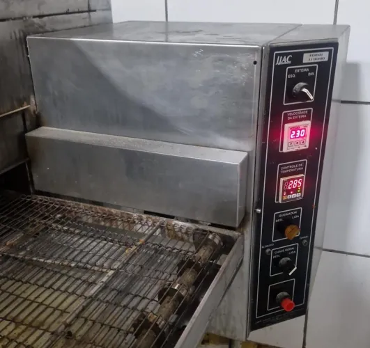 Forno esteira 120 pizzas por hora