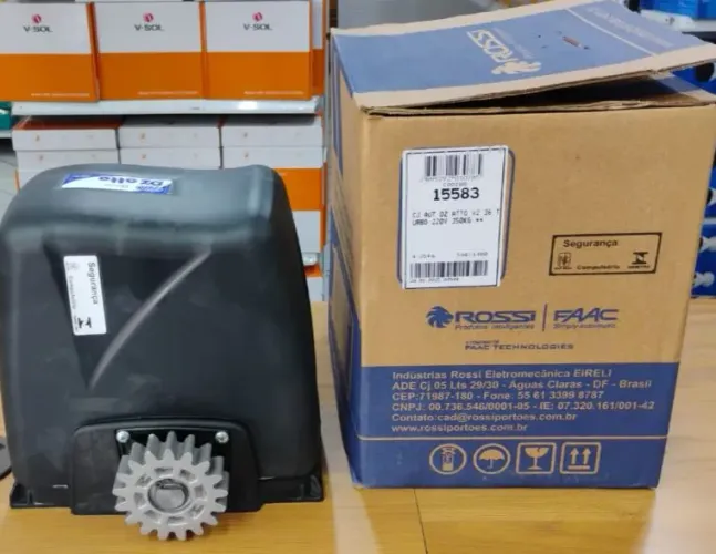 Motor de portão 7 SEGUNDOS com 2 contol