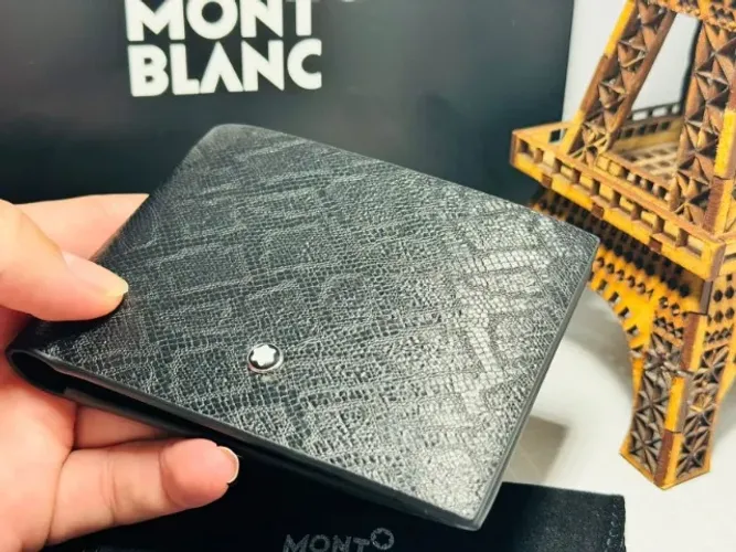 CARTEIRA MASCULINA MONTBLANC PREMIUM LINHA ITALIANA 2025 LANÇAMENTO