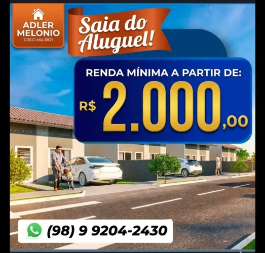 ? Oportunidade: Casa Própria c/ Renda R$ 2 mil - Entrada Parcelada e Subsídio!