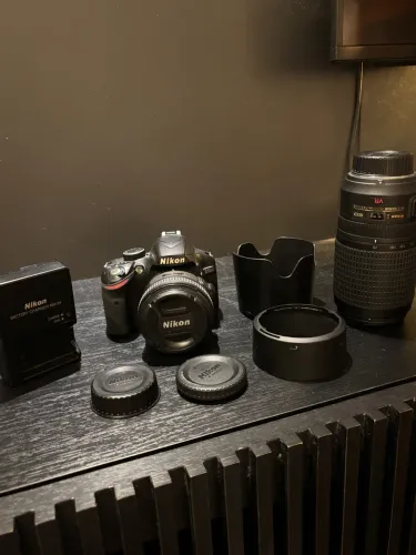 Kit Camera Nikon D3200 DSLR com 2 lentes