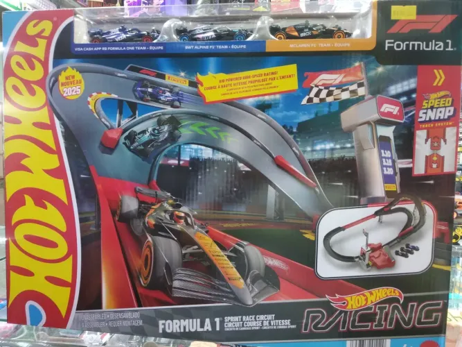 Pista Hot Wheels Formula 1 circuito de corrida sprint
