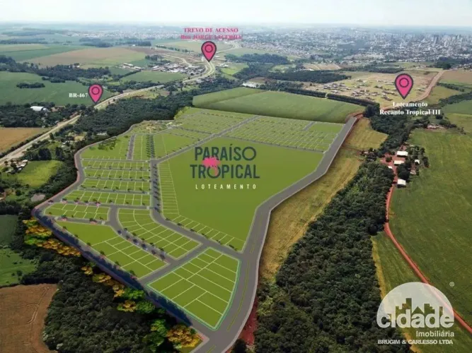 Terreno à venda, Recanto Tropical - Cascavel/Pr