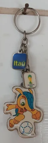 Chaveiro da Copa do Mundo Brasil 2014 - Itaú