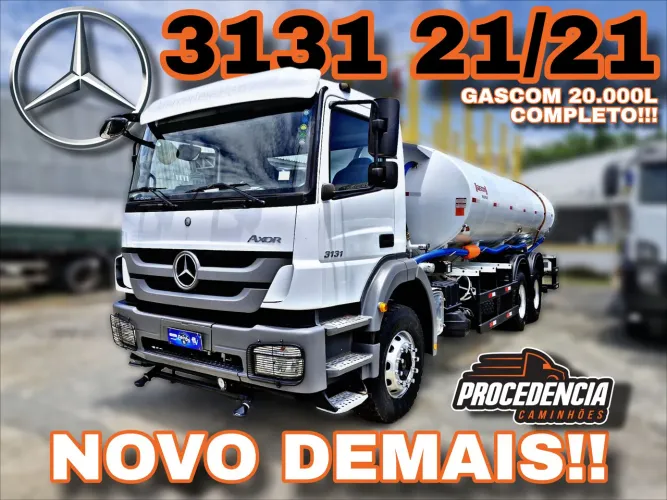 3131 6x4 21/21 Pipa Gascom 20.000L Completo!