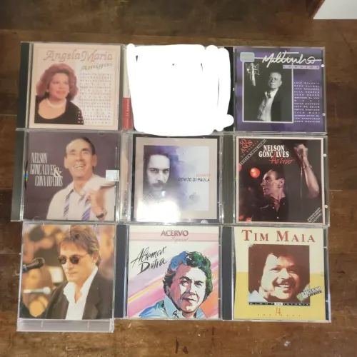 Cd's Fábio Jr, Angela Maria, Tim Maia, Nelson Gonçalves