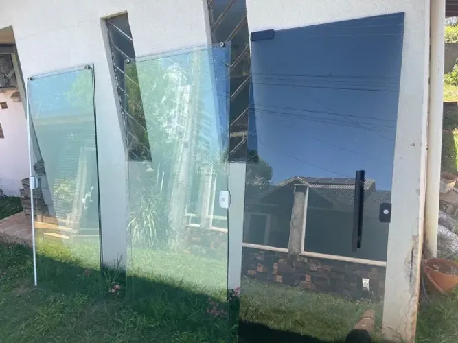 Porta de vidro temperado 10 mm