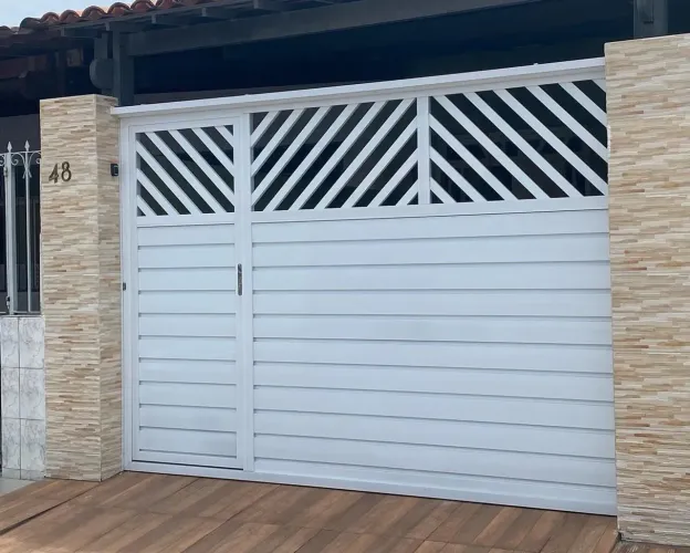 Portão 100% alumínio