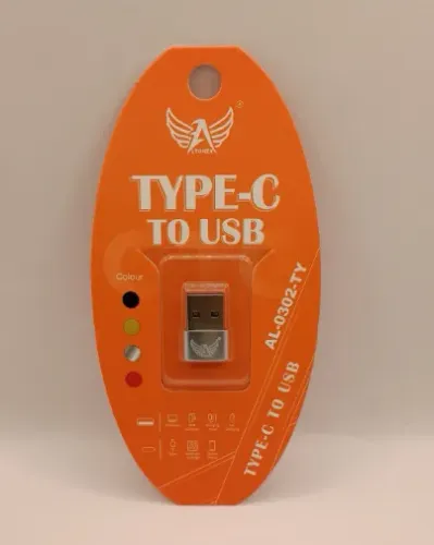 ADAPTADOR TYPE-C TO USB AL-0302-TY - MUNDO DA MUSICA