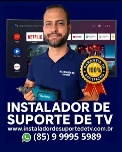 Instalador de suporte de tv, instalar instalação montador de suporte de tv em Fortaleza.