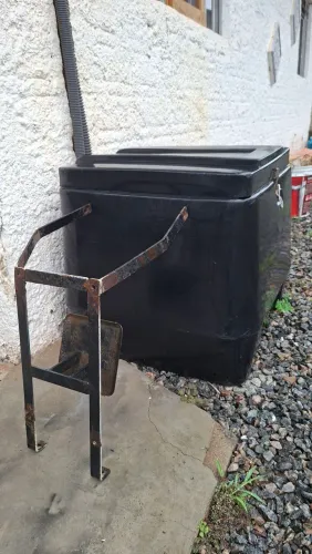 Suporte para CG e baú 140 litros