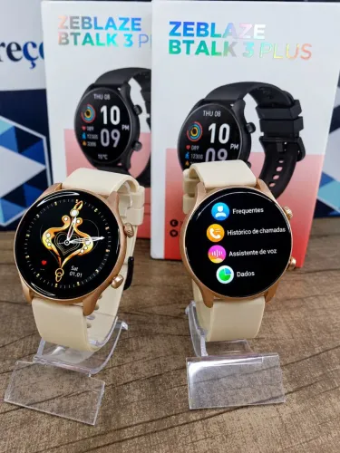 Smartwatch Zeblaze Btalk 3 Plus Dourado Gold