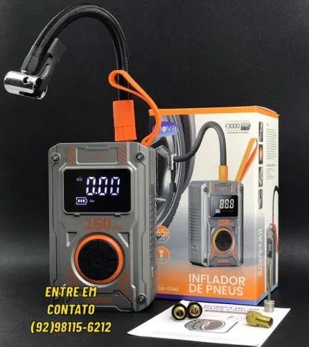 Bomba De Ar De Carro Sem Fio Portátil, Pneu Máquinas Compressor