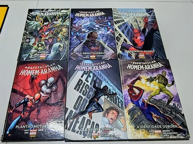 6 Histórias em quadrinhos - Homem Aranha