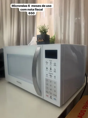 Microondas seminovo 6 meses com nota fiscal