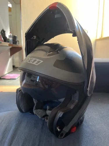 Capacete X11 Turner Escamoteável (Com Óculos Solar) - Tamanho 58