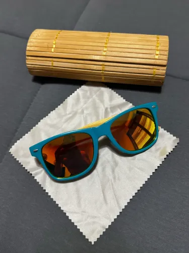 Óculos de sol em acetato & bambu