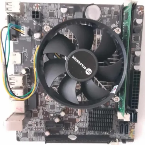 Kit Placa Mãe 1155 DDr3  H61 4Gb Core i3