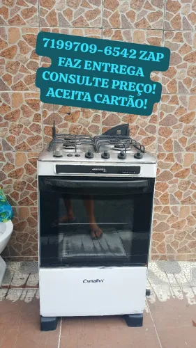 Fogão 4 Bocas  Funcionando Faz Entrega 