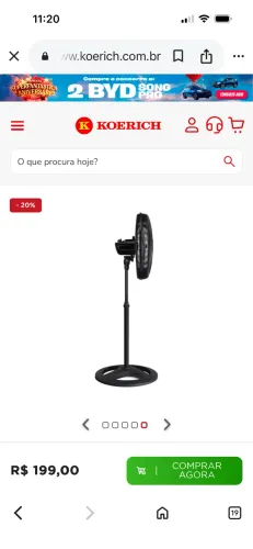 Vendo ventilador vertical
