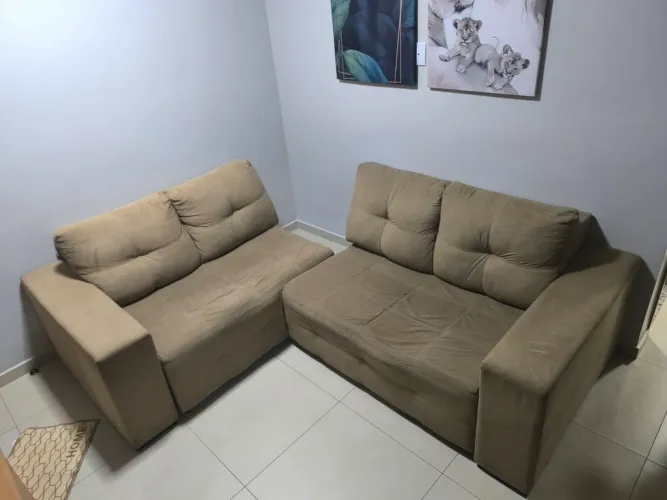 Sofá 2+2 Lugares retratil