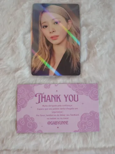 Photocard oficial Twice Tzuyu withmuu Ready To Be POB<br>