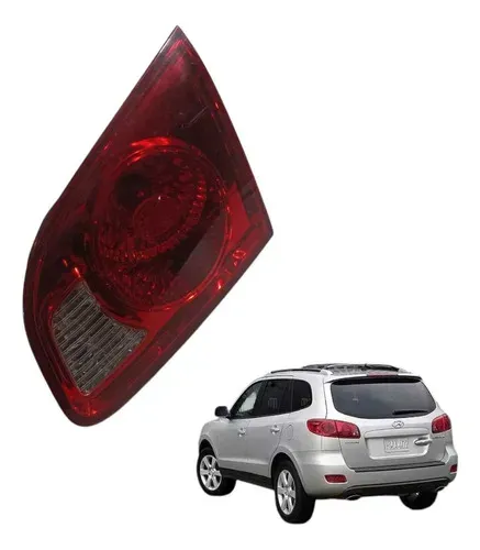 Lanterna Tampa Traseira Direira Hyundai Santa Fé 2007 A 2009 Direito/passageiro Vermelho