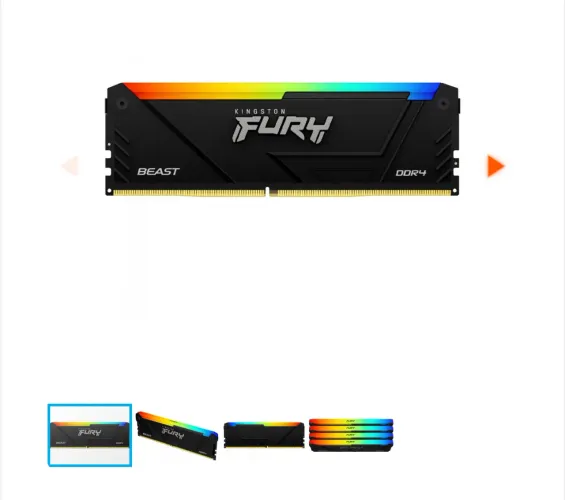 Memória ram beast fury 2x8 3200mhz