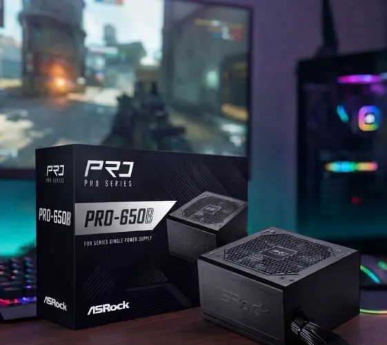 Fonte 650W 80 Plus Bronze ASROCK