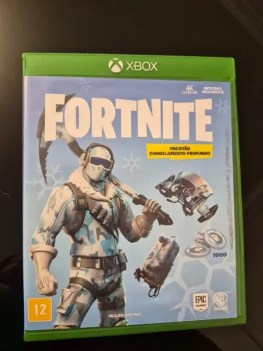 Jogo Fortnite Congelamento Profundo Xbox One Mídia Física Original Impecável Usado