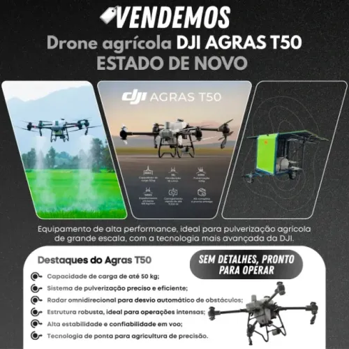 Drone Agrícola Agras T50 seminovo