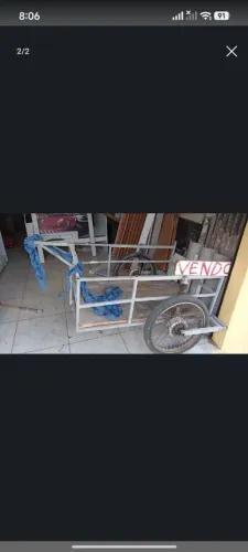 CARRINHO DE FERRO COM AMORTECEDOR SERVE PARA RECICLAGEM OU CARRETO ZAPI 75.99200.5484
