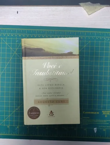 Livro "Você é Insubstituível" de Augusto Cury (Capa dura) | Único dono | Sem rasuras