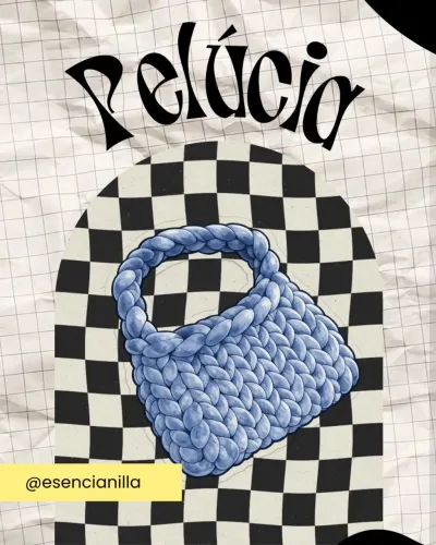 Pelúcia Bolsa de Crochê