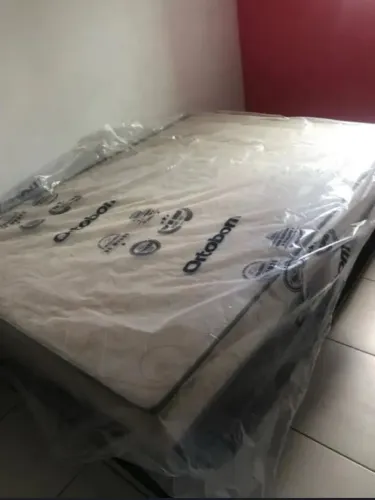 Cama box casal Ortopédica conjugado 