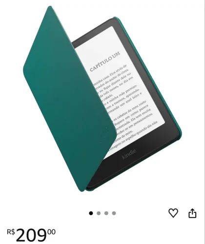 Kindle Softcolor - novo com capa original