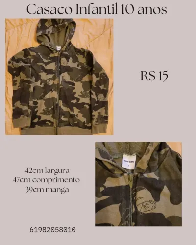 Casacos e Camisa manga longa