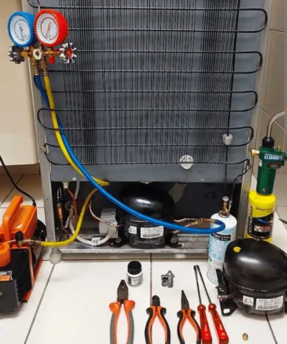 Conserto geladeira e máquina de lavar