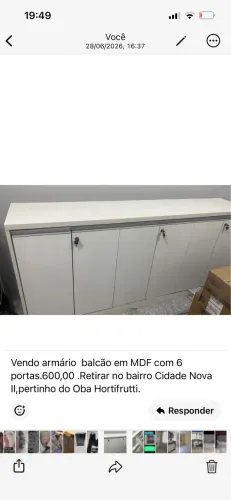 Vende se balcão 6 portas MDF