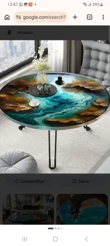 Mesa de resina 