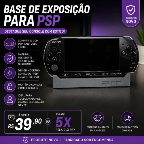 Suporte expositor para PSP