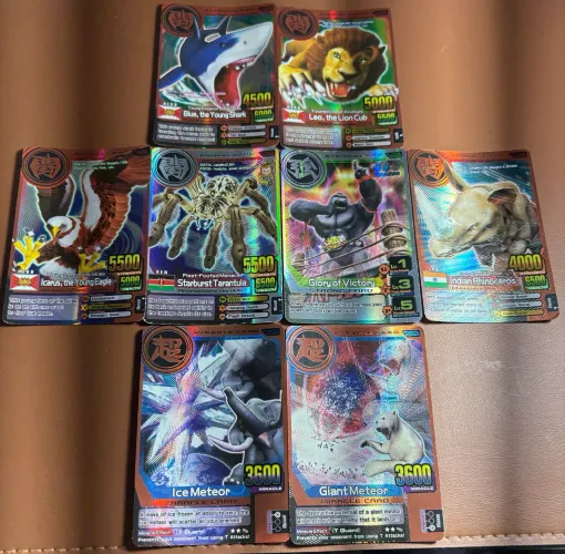Animal Kaiser Lote 8 Cards Especiais
